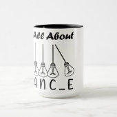 Mug La vie, c'est l'équilibre de l'inspiration de moti (Centre)