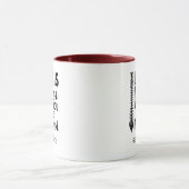 Mug La vie chiropraticienne est mieux alignée Maman An (Centre)