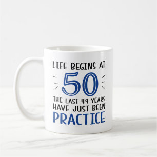Mug La Vie Commence À 50 Ans