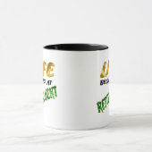 Mug La vie commence à la retraite (Centre)