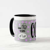 Mug La vie commence après café (Devant gauche)