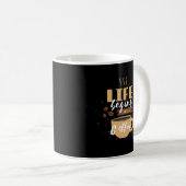 Mug La Vie Commence Après Citation Drôle Du Café (Devant droit)