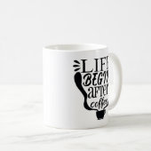 Mug La vie commence après le café (Devant droit)