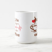 Mug La vie commence après le café (Centre)