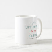 Mug La vie commence après le café (Devant droit)