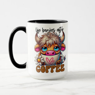 Mug La vie commence après le café 