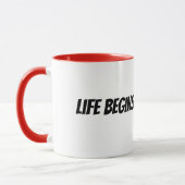 Mug la vie commence après le café (Gauche)
