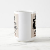 Mug La vie commence après le café classique Mug, 11 oz (Centre)