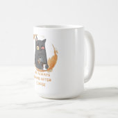 Mug la vie commence toujours après le café (Devant droit)