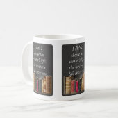 Mug La vie d'auteurs m'a choisi citation (Devant gauche)