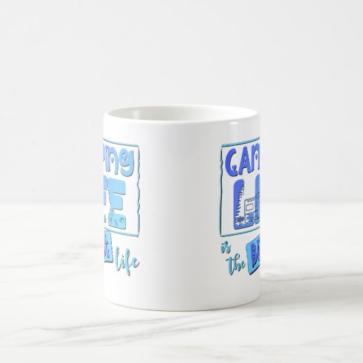 Mug La vie de camping (Centre)