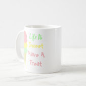 Mug La Vie De Crème De Glace Est Douce (Devant gauche)