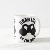 Mug La vie de grippage par Bells - Kettlebell (Devant droit)