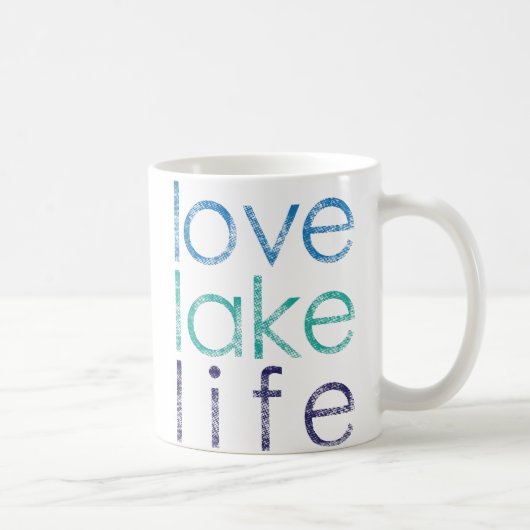 Mug La vie de lac love (Droite)