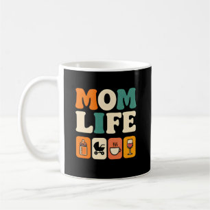 Mug La vie de maman - Graphisme mignon de maternité po