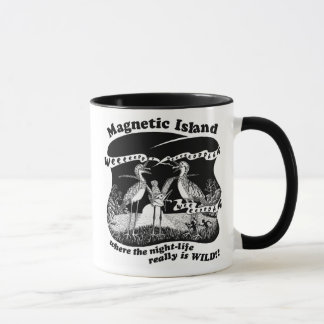 Mug La vie de nuit magnétique d'île