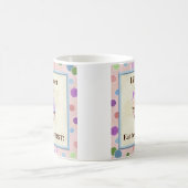 Mug La vie de trio de petit gâteau de coeur est courte (Centre)