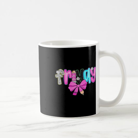 Mug La vie d'enseignant le Vendredi c'est la joie Prem (Droite)
