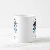 Mug La vie devient bizarre rire, yeux fabuleux visage (Centre)