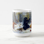 Mug La vie d'un chasseur Un saccage Arthur Tait 1856 (Centre)