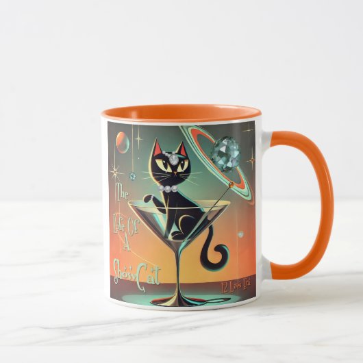 Mug La Vie D'Un Chat De Femme De Chaussure (Droite)
