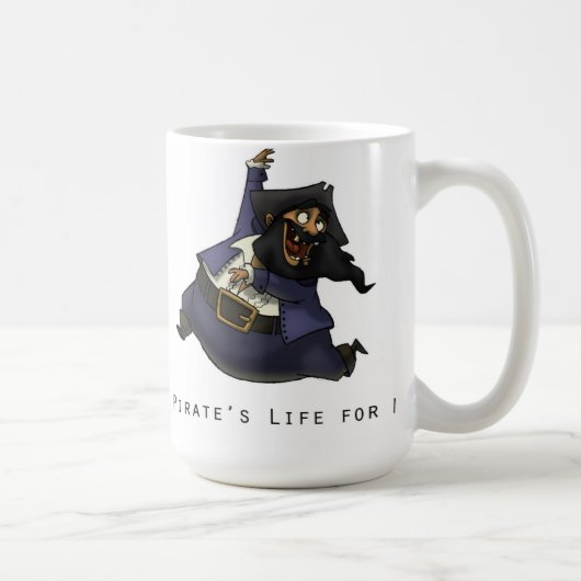Mug La vie d'un pirate pour moi (Droite)