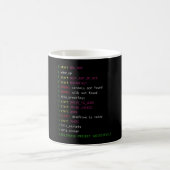 Mug La vie d'un programmeur| Cadeau Geek de codage (Centre)