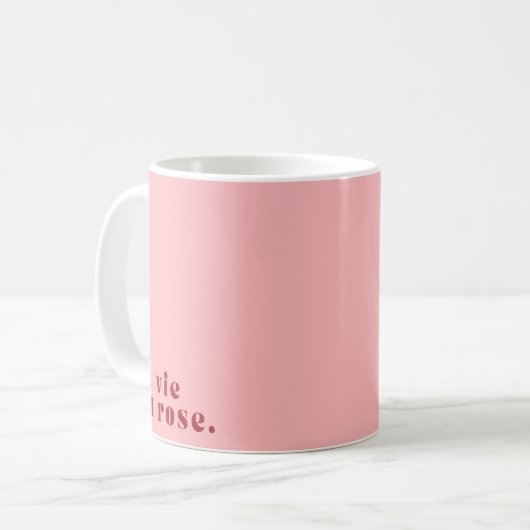 Mug La vie en rose (Devant gauche)