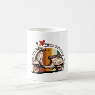 Mug La vie en scooter