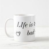 Mug La vie est à abréviation le café gâté (Gauche)