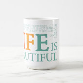 Mug La vie est belle (Centre)