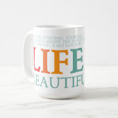 Mug La vie est belle (Devant gauche)