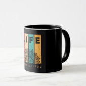 Mug La vie est belle (Devant droit)