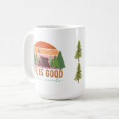 Mug La vie est bonne dans les bois (Devant gauche)