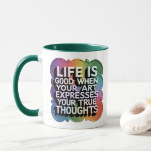 MUG LA VIE EST BONNE LORSQUE LA SÉRIE......