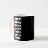 Mug La vie est comme la diarrhée, peu importe à quel p (Devant gauche)