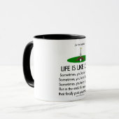 Mug La vie est comme le golf (Devant gauche)