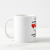 Mug La vie est comme le jeu du libre arbitre de (Gauche)