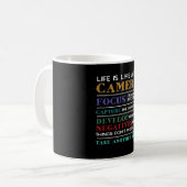 Mug La Vie Est Comme Un Photographe De Caméra (Devant gauche)