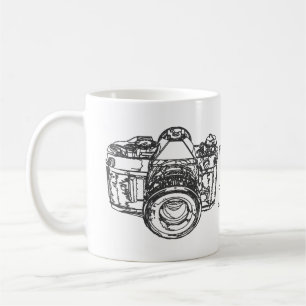 Mug La vie est comme une citation d'appareil-photo
