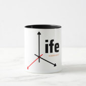Mug la vie est courte, alors vivez-la (Centre)