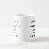 Mug La vie est courte et amusante, dire une phrase de (Centre)