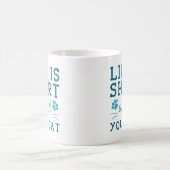 Mug La vie est courte, gâtez votre chat (Centre)