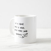 Mug La vie est courte, le monde est large, (Devant gauche)