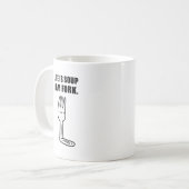 Mug La Vie Est De La Soupe, Je Suis De La Fourchette (Devant gauche)