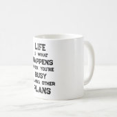 Mug La Vie Est... Devis motivationnel drôle (Devant droit)