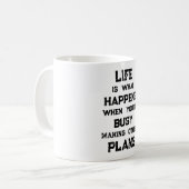 Mug La Vie Est... Devis motivationnel drôle (Devant gauche)