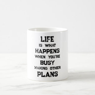 Mug La Vie Est... Devis motivationnel drôle