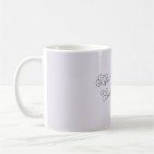 Mug La vie est douce agneau heureux arc lavande (Gauche)