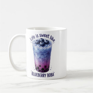 Mug La vie est douce comme le boba myrtille
